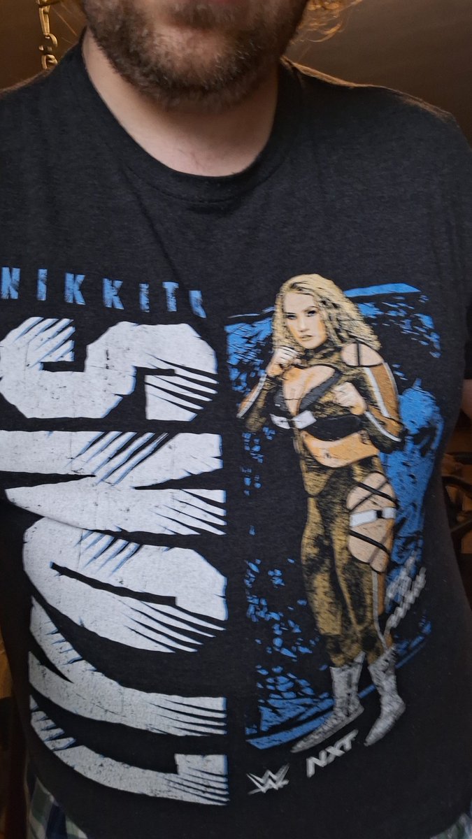 TylerVielie16's tweet photo. It's #NXTTuesday! Let's wear our t-shirts for @nikkita_wwe, who's second #pounceback is drawing closer. And I'm gonna wear mine for her third episode of her podcast. β€οΈπ¦ @AaronWills4 @bfandfrens @CasualGen @EfordNovel @Kyleyweathersd1 @MaskedRyder @nikkita_wwe @wildangel1062 https://t.co/XcexLDFDIB