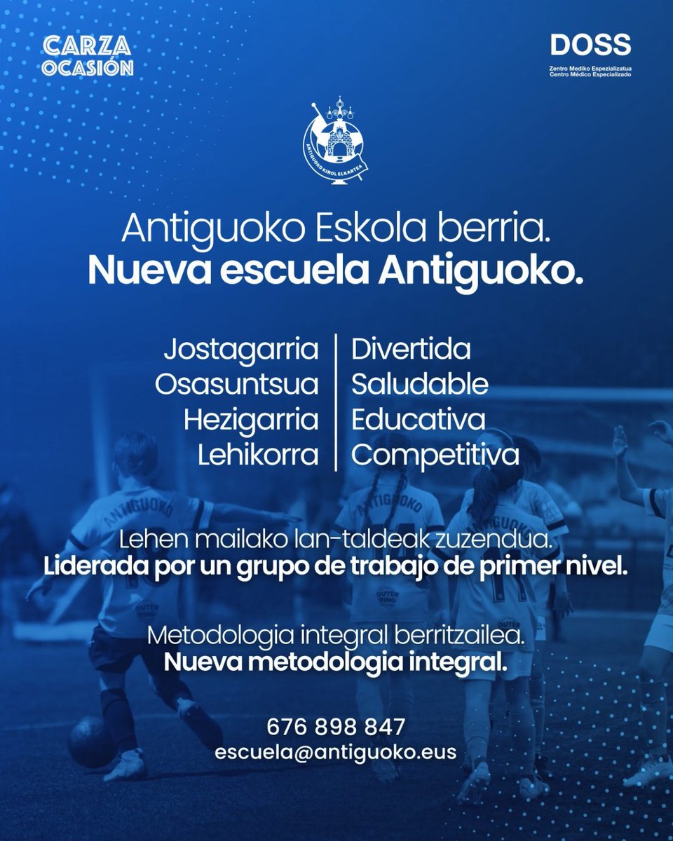 Antiguoko's tweet photo. ¡𝐍𝐔𝐄𝐕𝐀 𝐄𝐒𝐂𝐔𝐄𝐋𝐀 del Antiguoko 24-25! 🌟

✍️ Nueva metodología integral en marcha 🔛

Consulta los detalles ℹ️: https://t.co/bpim2wJudP https://t.co/cgXepAdviG