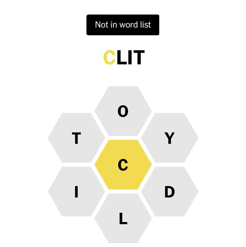 Well, well, well - looks like spelling bee can’t find it either