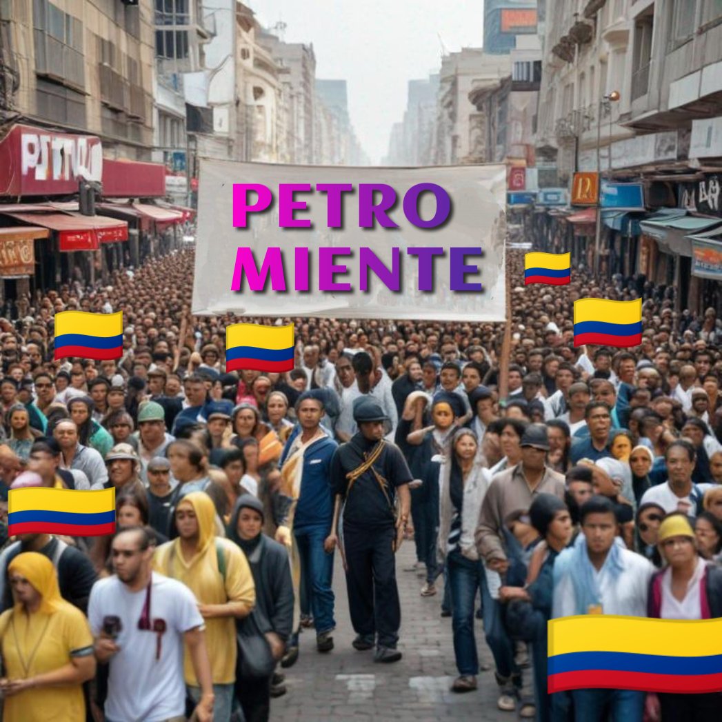 InesBetancur1's tweet photo. Vamos por nuestro tercer día con la tendencia # 1 en Colombia 🇨🇴: #PetroMiente 💥💪🏻💯🔥👊🏻 https://t.co/60a6CvBksg