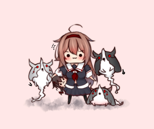 しぐつゆと謎の深海棲艦ちゃん達
深海棲艦の謎の生き物をデフォルメするの凄い好き
いつもより時雨がちっさい?お姉ちゃんの懐に潜り込む為なら大きさ変えるくらい余裕なのさ! 