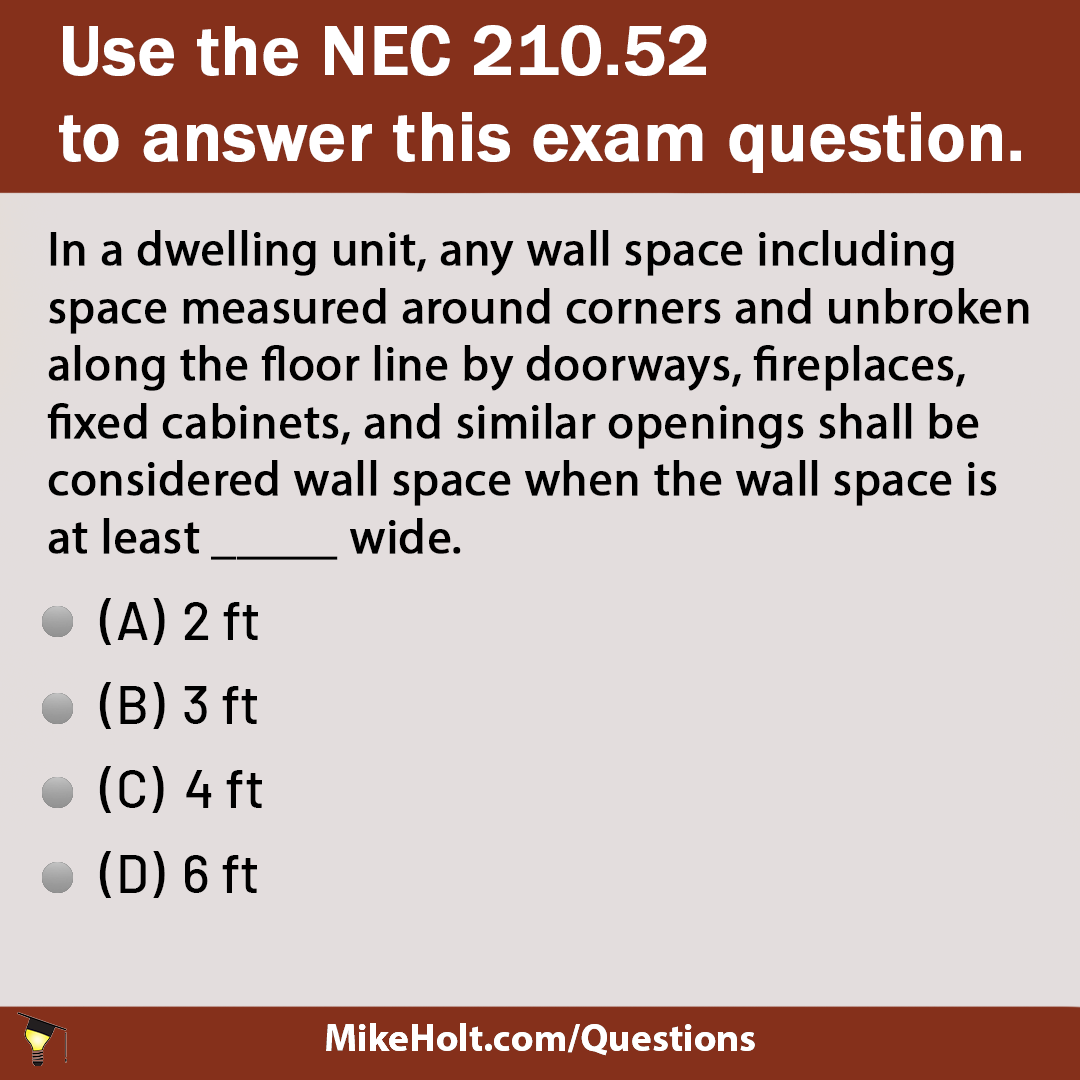 MikeHoltNEC's tweet photo. Check out our daily NEC question! Know the answer? Submit it at https://t.co/S22MKacx0l.........
#NECQuestion #2023NEC #ElectricalTraining #ElectricalEducation #NECRequirements #ElectricianLife #ElectricalTrade #MikeHolt #Electrical #Electrician #ElectricalExamPrep https://t.co/3KaIor8bKW
