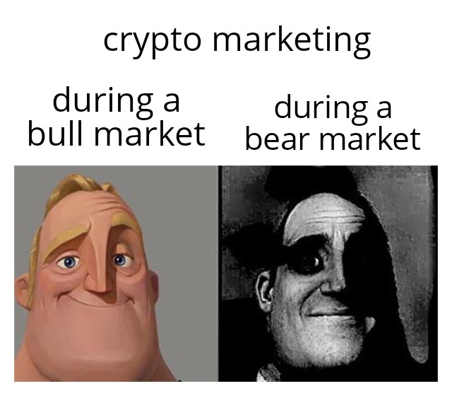 TheMoonReach's tweet photo. Bear markets create tough marketers. https://t.co/ZKQBv2OH00