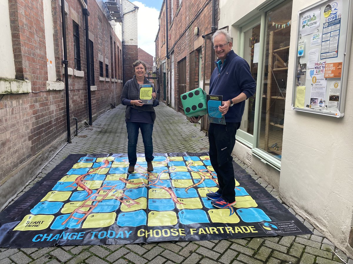 Getting ready for #FairtradeFortnight events in Carlisle!