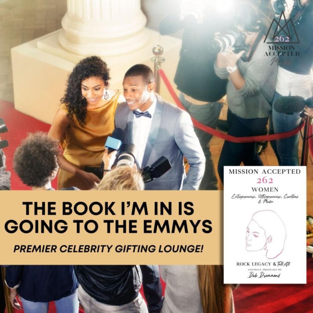 This week, our book will be distributed as gifts to celebs &amp; media at the Premier Celebrity Gifting Lounge at the Emmys! 

So excited to be a contributing author to this book, representing the 262 movement by <a href="/DebDrummond/">Debby Drummond</a>!