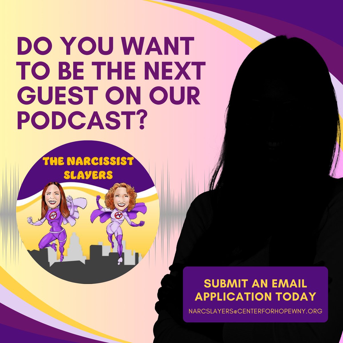 NarcSlayersPod's tweet image. 🎙️ Welcome to The Narcissist Slayers Podcast! ✨⁠
⁠
Apply to be a guest by emailing NarcSlayers@CenterforHopeWNY.org⁠
⁠
Tap the link below or in our bio to listen to the latest episode! 📲⁠
⁠
linktr.ee/NarcSlayersPod⁠
⁠
#podcasting #youtube #spotify #narcissisticabuse