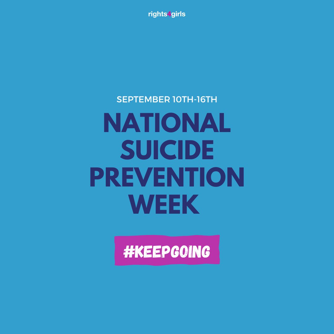 September 10th-16th is #NationalSuicidePreventionWeek. Throughout this week, and month, we must make time to understand the mental health struggles and prevention needs of our youth. #NationalSuicidePreventionMonth