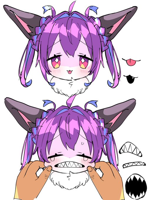 いつも口大きく開けたり食いしばったりしないからわからないけどしっかりギザギザだったり 