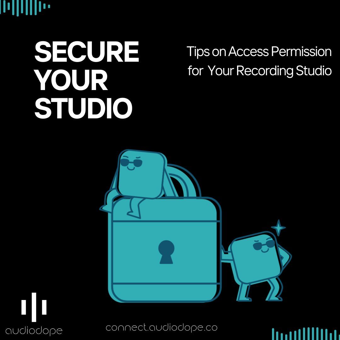 audiodopeapp's tweet photo. The significance of regulating access privileges to your studio staff is essential for studio security.

Our latest blog post delves into the significance of overseeing access permissions for your studio.

https://t.co/o7LcAwSNo1 

#audiodope
#recordingstudios
#studiomanagement https://t.co/IKserHLIzZ