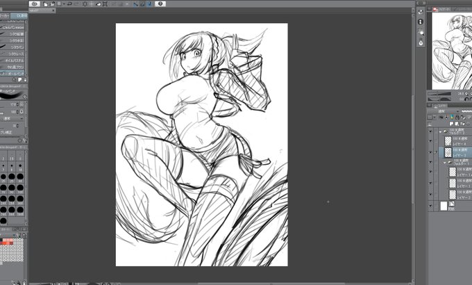 周防先輩の超ラフ・・・ 