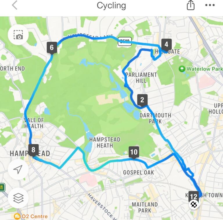 The Highgate team have been out on cycle patrol today in Highgate and Hampstead covering the entirety of the ward. 
Stay safe out there!