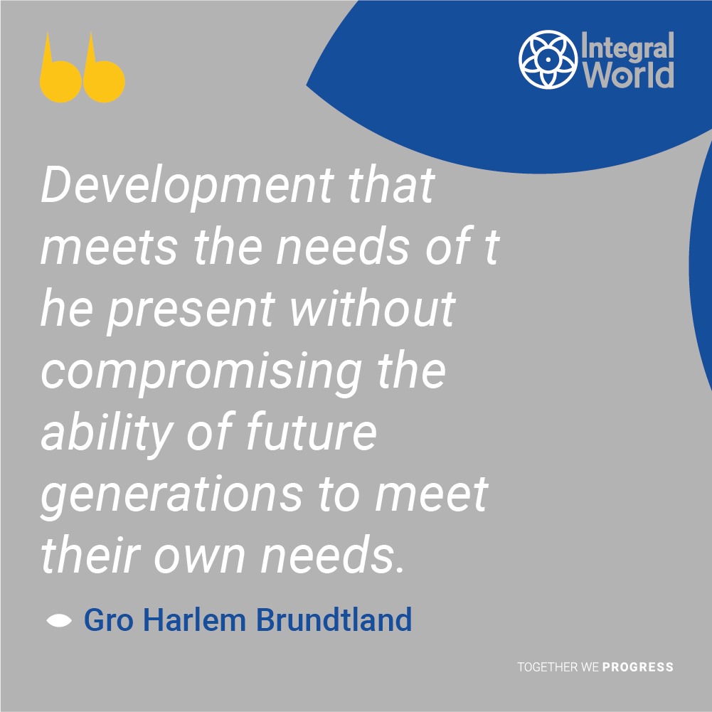 anintegralworld's tweet image. True sustainability means meeting today’s needs without risking the future. At Integral World, we ensure every initiative supports a balanced, sustainable future. Join us: integralworld.org
#SustainableDevelopment #FutureGenerations #IntegralWorld