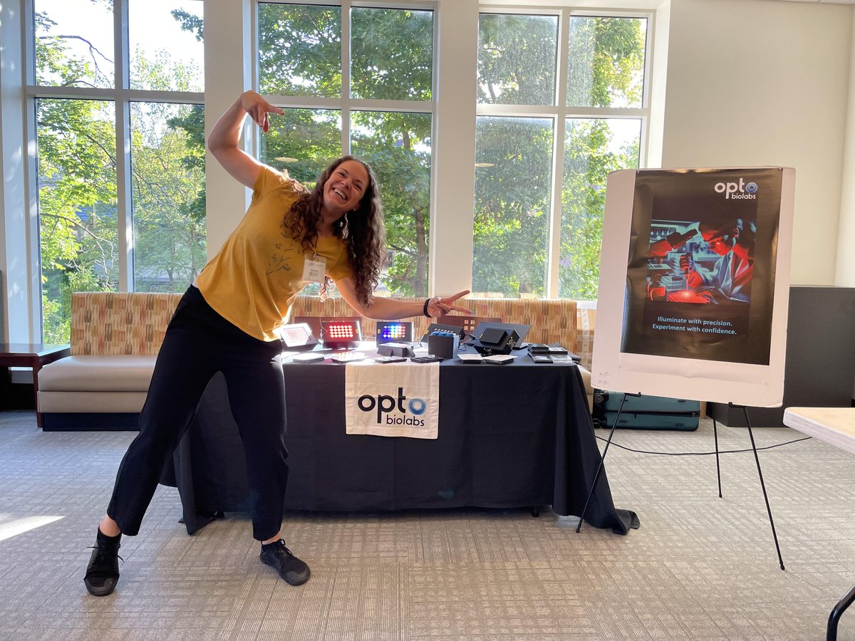 OptoBiolabs's tweet image. #Optogenetics2024!
It's a beautiful, sunny day in #Boston today and we are looking forward to being enlightened by cutting edge opto-research as well as beautiful, novel light devices!