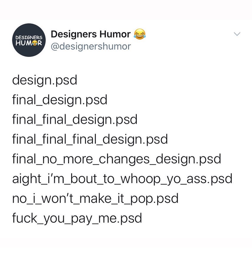 Designers Hum😂r (@designershumor) on Twitter photo 