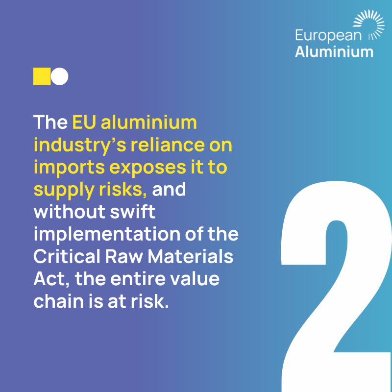 EU_Aluminium's tweet photo. The “The Future of European Competitiveness” report by Mario Draghi paints a stark picture for Europe’s industrial landscape, and the #aluminium sector is facing some of the most critical challenges🚨
Discover below what they are ⬇️
#competitveness #industry #Draghireport https://t.co/1SxxdtEhbJ