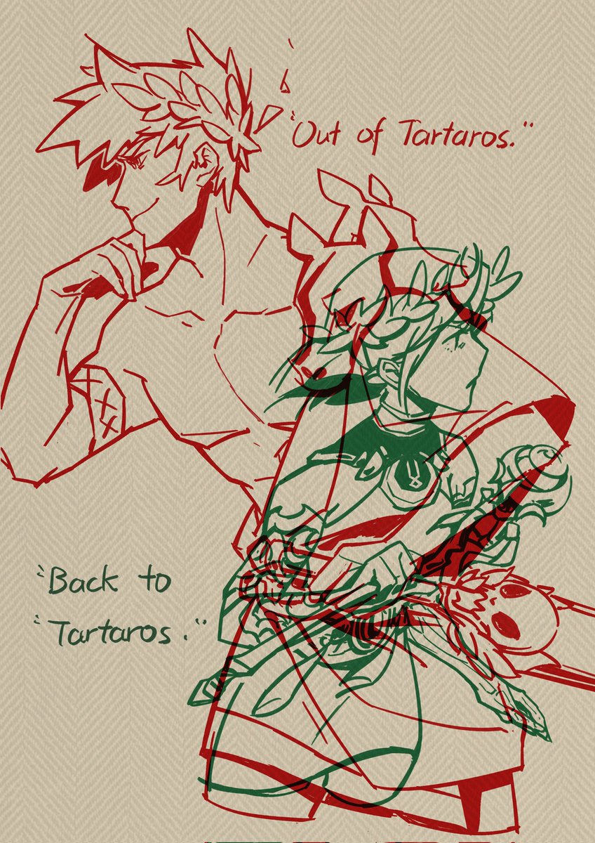 Braisedtooooofu's tweet image. #HADES #hades2
About their parallel and opposite fates