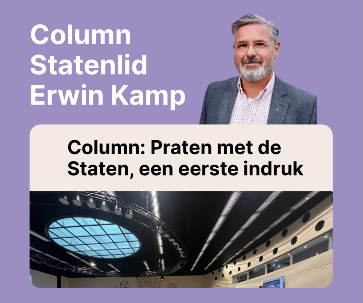 D66 Provincie Utrecht (@d66provutrecht) on Twitter photo Nieuwe column van Statenlid <a href="/ErwinAKamp/">Erwin Kamp - 🚲 -</a> over de nieuwe inspraakavond van de provincie Utrecht: Praten met de Staten.
Over de grote behoefte aan de avond. En over Erwin zijn indrukken van de eerste avond.👇
d66.nl/provincieutrec… Nieuwe column van Statenlid <a href="/ErwinAKamp/">Erwin Kamp - 🚲 -</a> over de nieuwe inspraakavond van de provincie Utrecht: Praten met de Staten.
Over de grote behoefte aan de avond. En over Erwin zijn indrukken van de eerste avond.👇
d66.nl/provincieutrec…