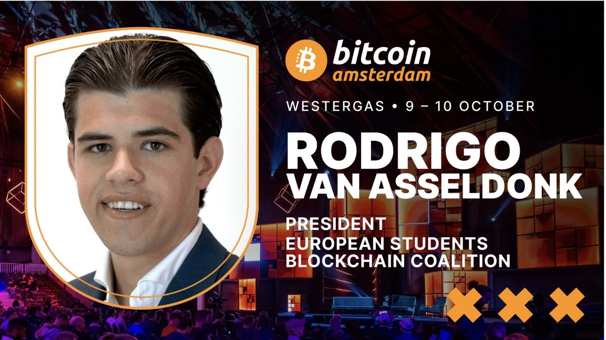 esbcoalition's tweet photo. 🚀 Exciting News! 🚀

We’re thrilled to announce that we’ll be speaking at @TheBitcoinConf , @BitcoinConfEUR  Europe’s biggest bitcoin event!

Last year, we had the incredible opportunity to launch the European Students Blockchain Coalition (ESBC) on the The Conference stage. https://t.co/EaDS5WbrRR
