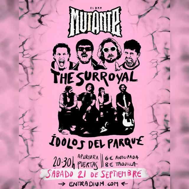Concierto: Ídolos del Parque y The Surroyal en el Bar Mutante de #Sevilla 2024 (sábado 21 de septiembre) onsevilla.com/surroyal-idolo… <a href="/Idolosdelparque/">Idolos Del parque</a> <a href="/TheSurroyal/">The Surroyal</a>