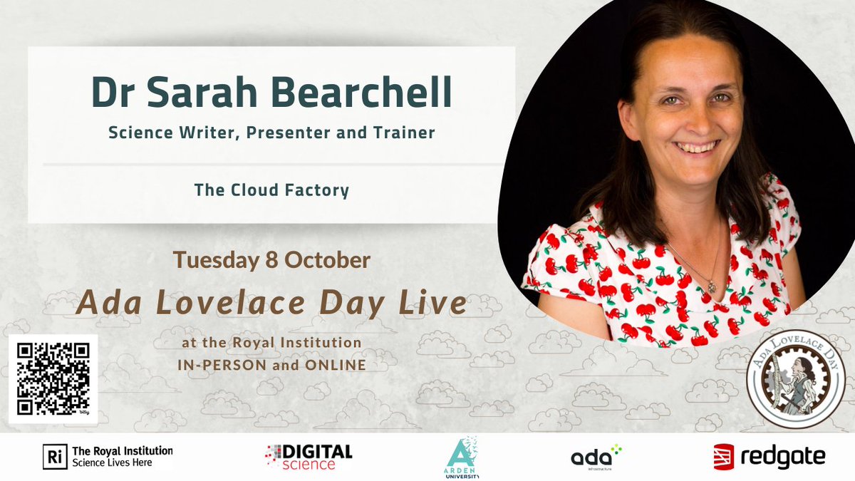 FindingAda (@findingada) on Twitter photo What role do multi-sensory, hands-on demos have in making science more accessible? Dr Sarah Bearchell will be making little fluffy clouds live on stage at #ALD24 to demonstrate how to make science feel more welcoming. 8 Oct <a href="/Ri_Science/">Royal Institution</a> & online! findingada.com/events/ What role do multi-sensory, hands-on demos have in making science more accessible? Dr Sarah Bearchell will be making little fluffy clouds live on stage at #ALD24 to demonstrate how to make science feel more welcoming. 8 Oct <a href="/Ri_Science/">Royal Institution</a> & online! findingada.com/events/