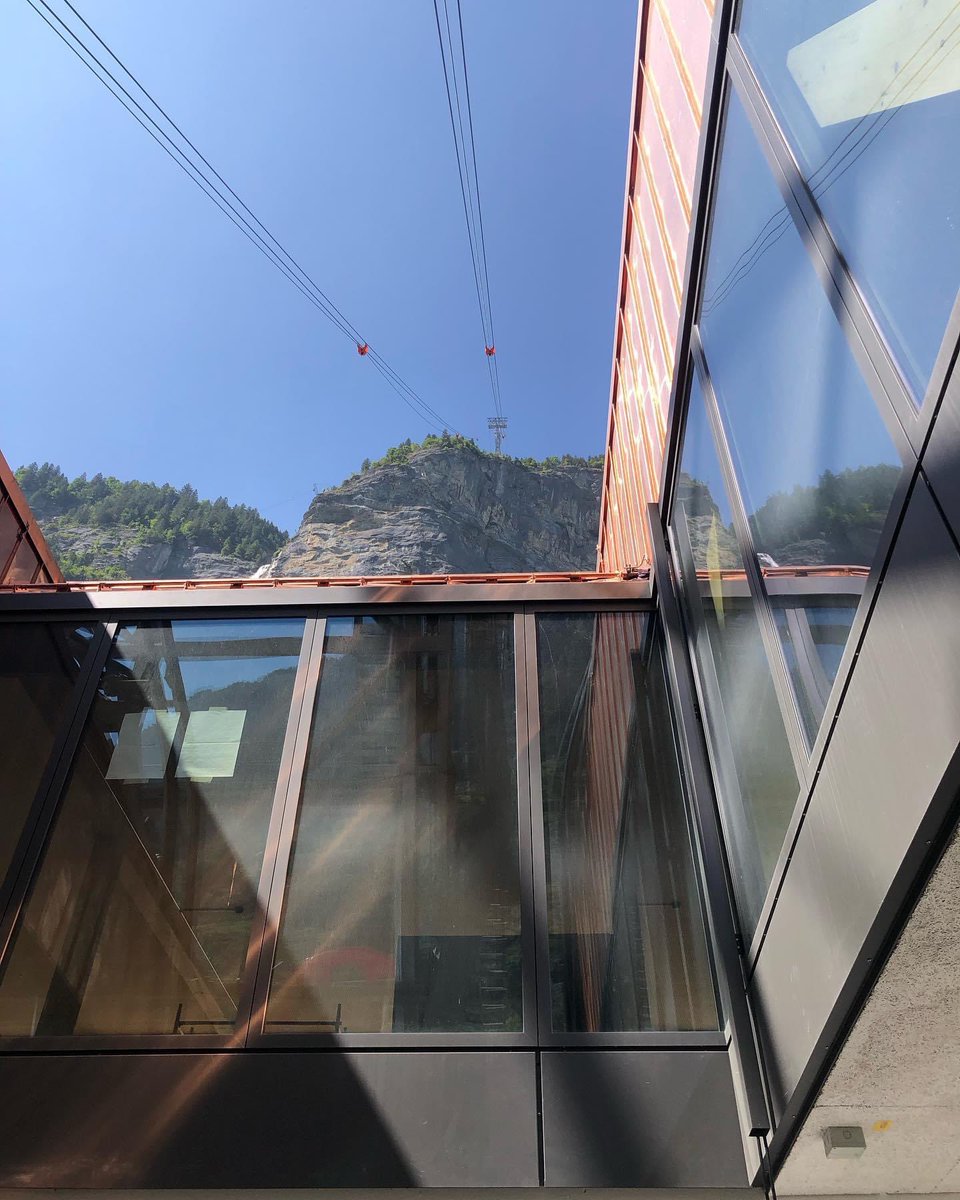 Construction update: Stechelberg.
The base station at #Stechelberg for the #Schilthornbahn20xx is coming along. It will open in December 2024 
(1 of 3 updates)

#murren #mürren #schilthorn #jungfrauregion #swissalps #switzerland