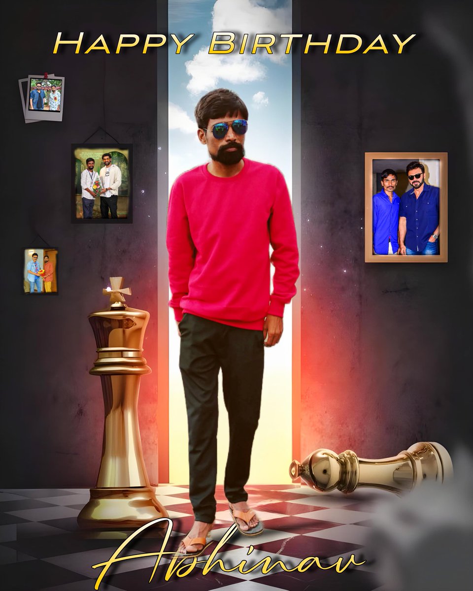Happy to launch our beloved brother <a href="/AbhinavVictory/">Abhinav Victory</a> Birthday CDP
Wishing A Very Happy Birthday <a href="/AbhinavVictory/">Abhinav Victory</a>, 
Wishing You Good Health &amp; Happiness 

#HappyBirthdayAbhinavVictory
#HBDAbhinavVictory
#TSSocialMediaIncharge

<a href="/VenkyMama/">Venkatesh Daggubati</a> <a href="/RanaDaggubati/">Rana Daggubati</a> <a href="/SureshProdns/">Suresh Productions</a> <a href="/TSDaggubatiFans/">Telangana Daggubati Fans</a>