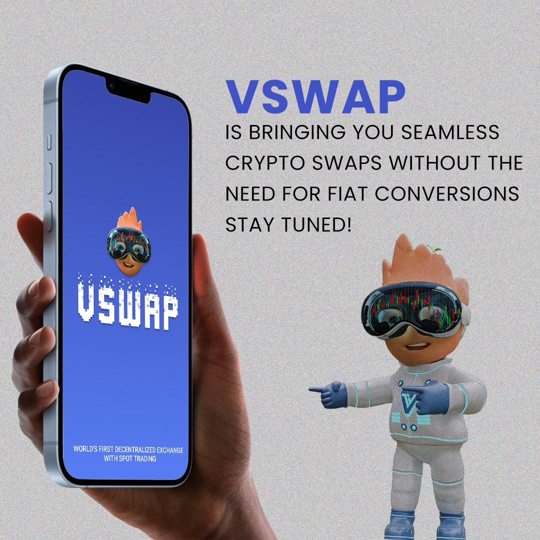 vswapofficial's tweet photo. VSwap is bringing you seamless crypto swaps without the need for fiat conversions. Stay tuned!
#VSwap #VRC #BTC #TRX #SOL #VirtualSwap #DecentralizedExchange #VRCCoin #EthereumETF #Launchpool #IONET #BNB #pumpdotfun #CPI #cbBTC #BitcoinETF #Solana #Bitcoin https://t.co/flqDC7R4AQ