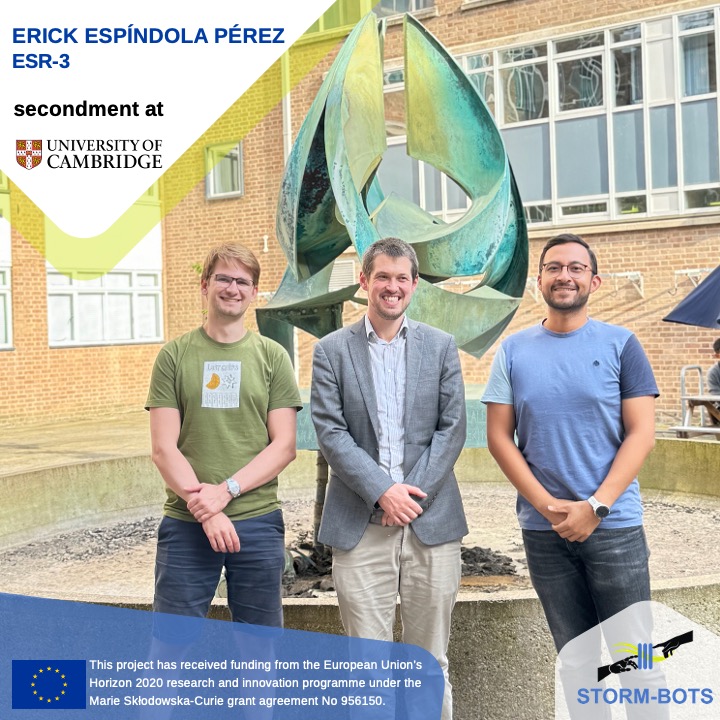Erick Espíndola Pérez (ESR-3) has recently completed a #secondment to the <a href="/Cambridge_Uni/">Cambridge University</a>, under the supervision of Dr John Biggins and working together with Michał Zmyślony (ESR-7). In the picture, from left to right: Michał, John and Erick. 
<a href="/REA_research/">European Research Executive Agency</a> @MSCActions #ITN #H2020