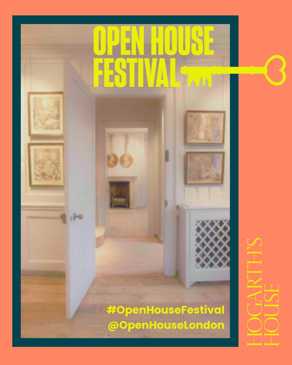 Hogarth's House (@hogarthshouse) on Twitter photo It’s that time of year again… the #OpenHouseFestival is almost upon us! If you are in the Chiswick area exploring, make sure to add us to the list. We would love to see you! 🗝️🥰
For more information, check out the <a href="/OpenHouseLondon/">Open House Festival</a> socials 🏡✨ It’s that time of year again… the #OpenHouseFestival is almost upon us! If you are in the Chiswick area exploring, make sure to add us to the list. We would love to see you! 🗝️🥰
For more information, check out the <a href="/OpenHouseLondon/">Open House Festival</a> socials 🏡✨