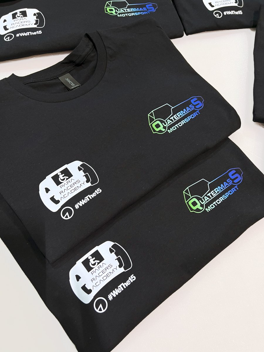 WizardEmb's tweet photo. Printed t-shirts for the @quatermass750 / Para Racers Academy SIM team
https://t.co/7YeUcDX90w
#wizardembroidery #printedtshirts #tshirtprinting #branded #workwear #uniform #teamwear #racewear #quatermassmotorsport #pararacersacademy #simracing #simteam #racing #motorsport https://t.co/QdtmstOs4i