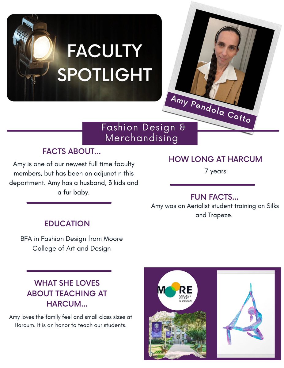 FacultyHarcum's tweet photo. Welcome one of our newest faculty members, Amy Pendola Cotto! https://t.co/wnz64r0pVj