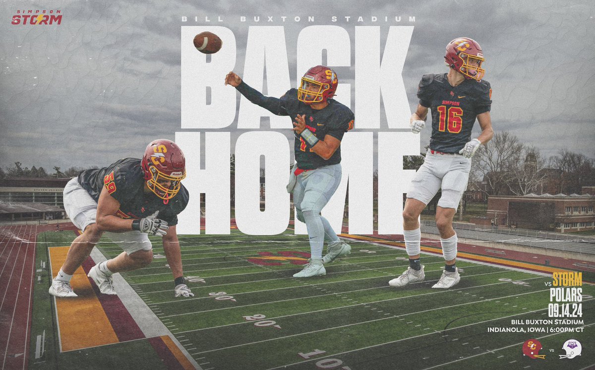 Back at 𝗧𝗵𝗲 𝗕𝗶𝗹𝗹 this weekend for our Home Opener 🏡

#d3fb | #RollStorm