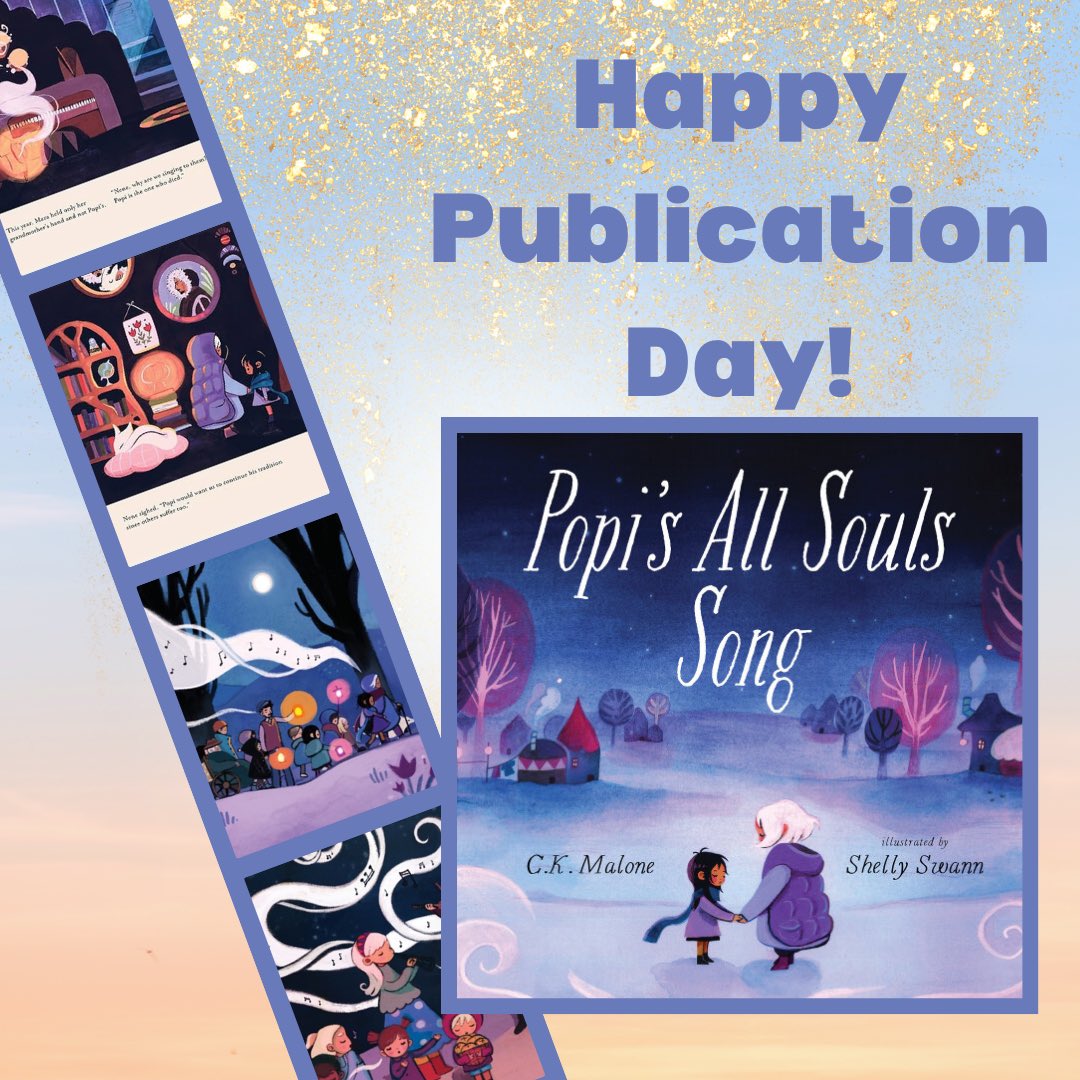 Happy Publication Day!

Popi’s All Souls Song

Words by <a href="/CKMalone2/">CK says save us from the eveeeel empire</a> 
Art by <a href="/_fairywulf/">Shelly</a> 
Published by <a href="/BeamingBooksMN/">Beaming Books</a> 

Order here

pageturnerliteraryagency.com/books

Join us today for a free virtual book launch

bit.ly/September10th