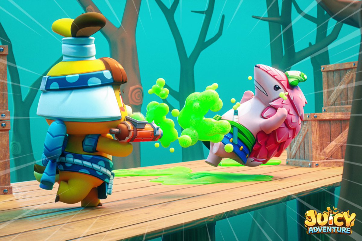 juicy_adventure's tweet image. CASUAL TPS ➡️ FUN AND PLAYABILITY

Shooter game mechanics can be hard to control. We want everybody to have fun while playing our game.

Want a more competitive environment? Join our premium leagues with higher stakes. 😈

Juicy Adventure is positioned to onboard all types of…