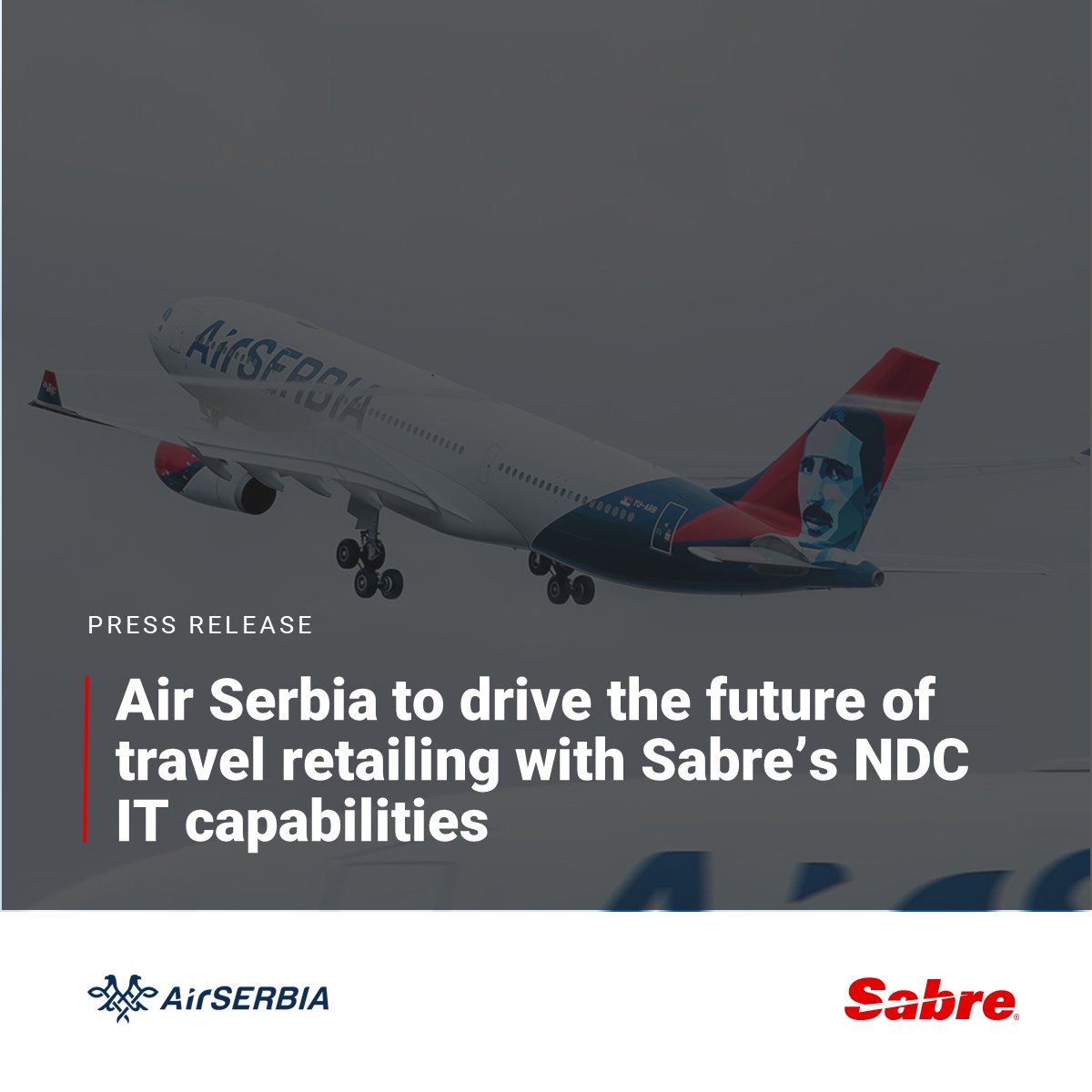 Sabre_Corp's tweet photo. We’re thrilled to expand our partnership with @airserbia as their NDC IT provider, allowing third-party travel sellers to shop, book and service the airline’s NDC content. Explore more 👉 https://t.co/0kTFmRmXuR
#BeyondNDC #AirlineRetailing #TogetherWeMakeTravelHappen https://t.co/poldOyVS9f