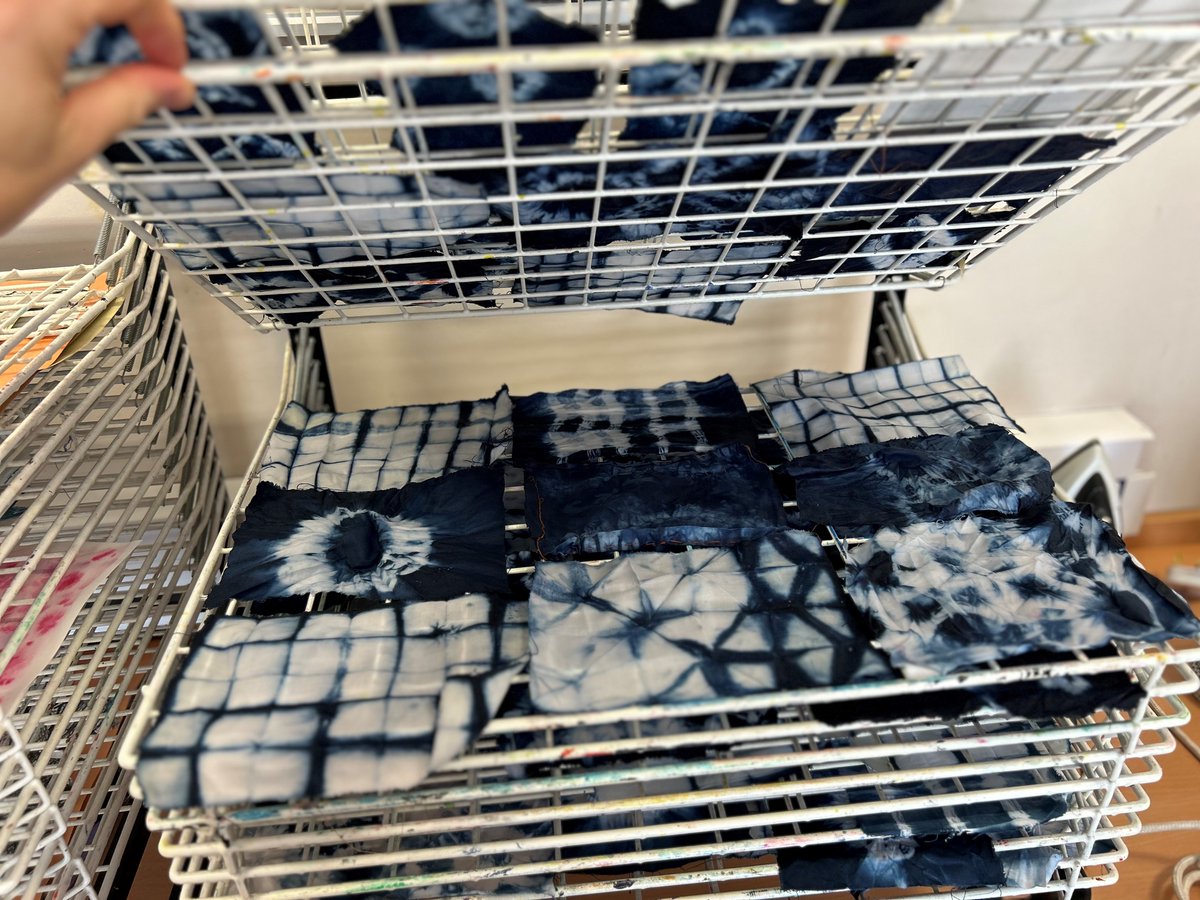 DeptfordGreen's tweet image. In one day, these fantastic tie-dye creations have been born.  #discoverday #deptfordgreen #tiedye