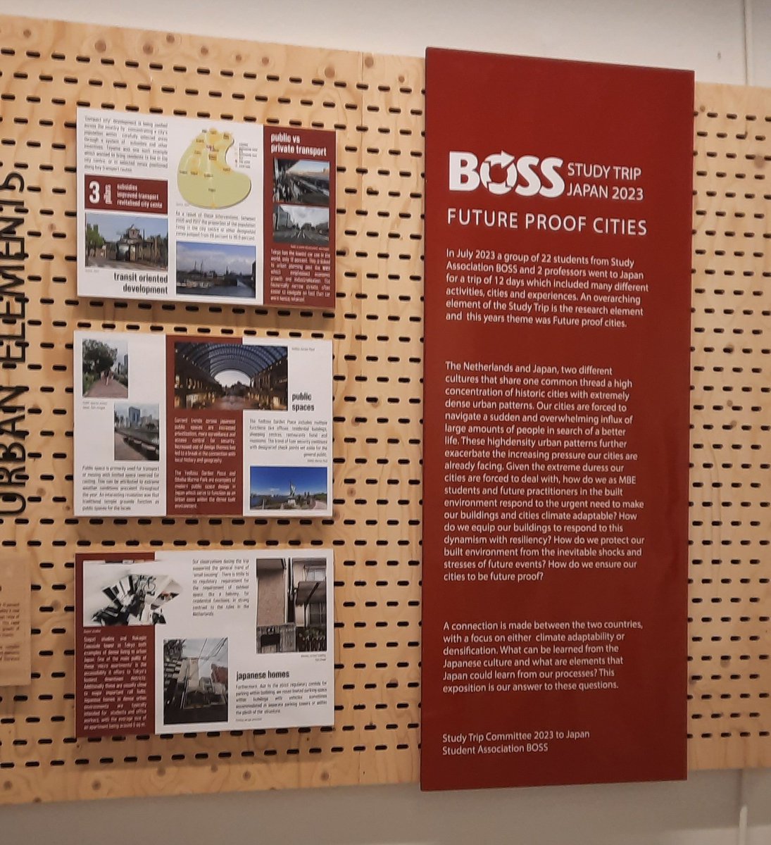 A new wall at MBE <a href="/BKTUDelft/">BK TUDelft</a> . This time about the Boss study trip to Japan
