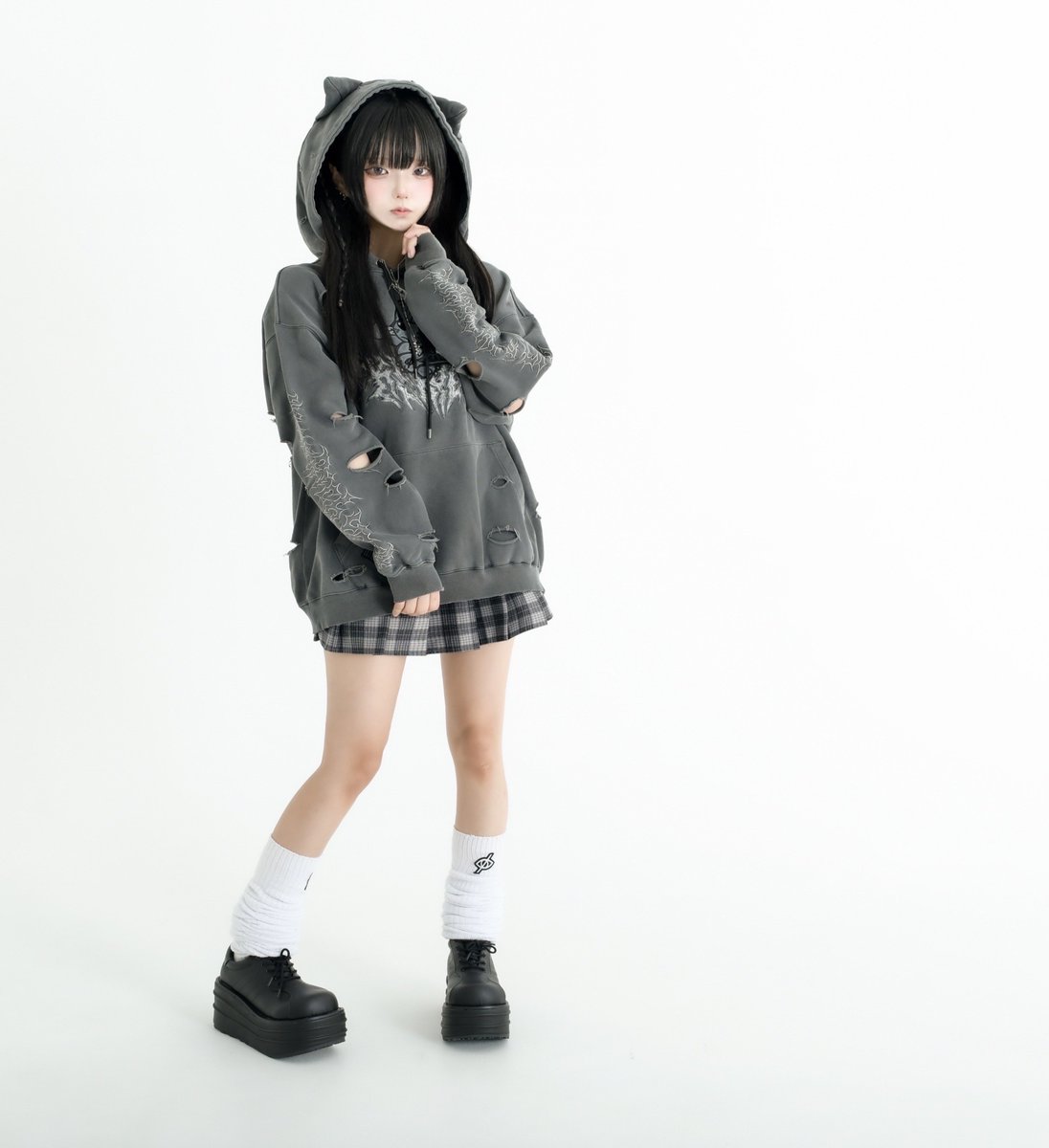 news】 明日21:00- GALFY×KRYコラボアイテム 「ケモミミ染めボロ