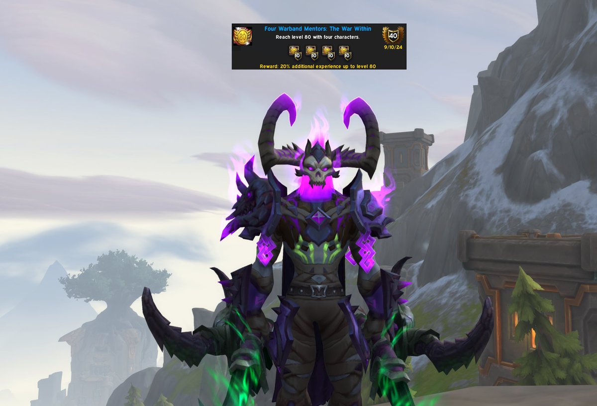 hydraxau1's tweet photo. Just hit level 80 on my 4th character—Vengeance Demon Hunter! 🔥
This tank is a beast, bring on the new season starting tomorrow! 💪
#WorldOfWarcraft #WoWLeveling #VengeanceDH https://t.co/ZXW0yQbEgG