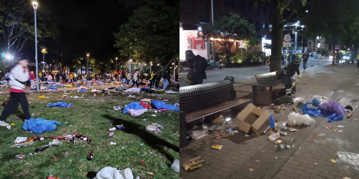 Malditos indígenas sucios, miren cómo dejaron el Parque Nacional 🤬
Ay perdón, me equivoqué, es solo el parque de la 93 después de la final de la Copa América 🤭