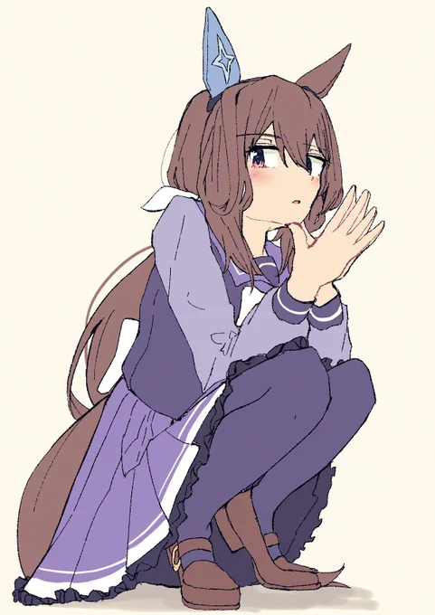 まだまだ暑いのに冬服描いちゃった 