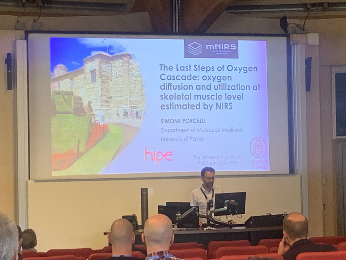 ‘The last steps of oxygen cascade: oxygen diffusion and utilization at skeletal muscle level estimated by NIRS’ delivered by Dr Simone Porcelli #mnirs