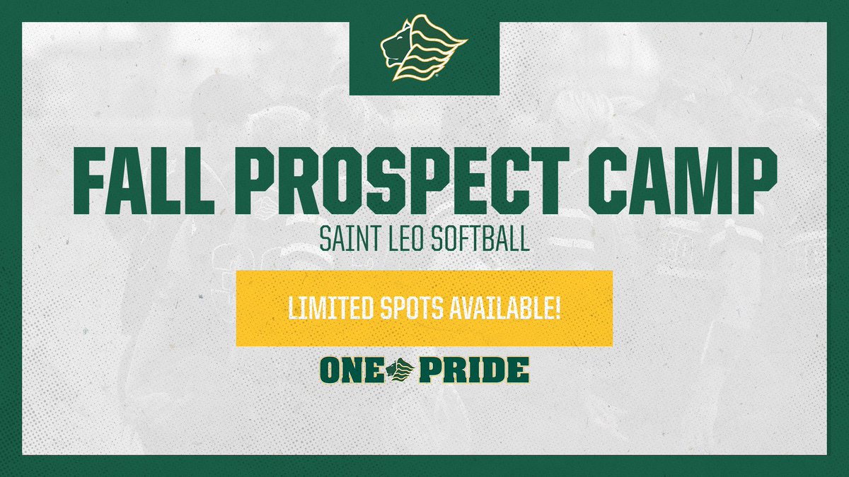🚨We are less than 2 weeks away from our Fall Prospect Camp!🚨

Limited spots are available, be sure to sign up asap to be able to showcase your skills and learn from our staff! Click the link in our bio to register! 💛💚 #golions