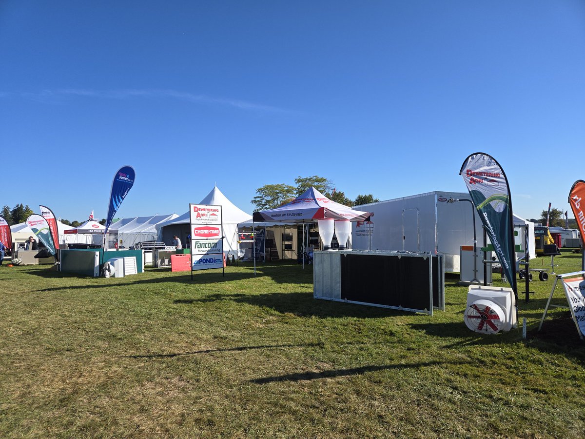 Day 1 of Canada's Outdoor Farm Show.  Check us out SM830 #cofs24