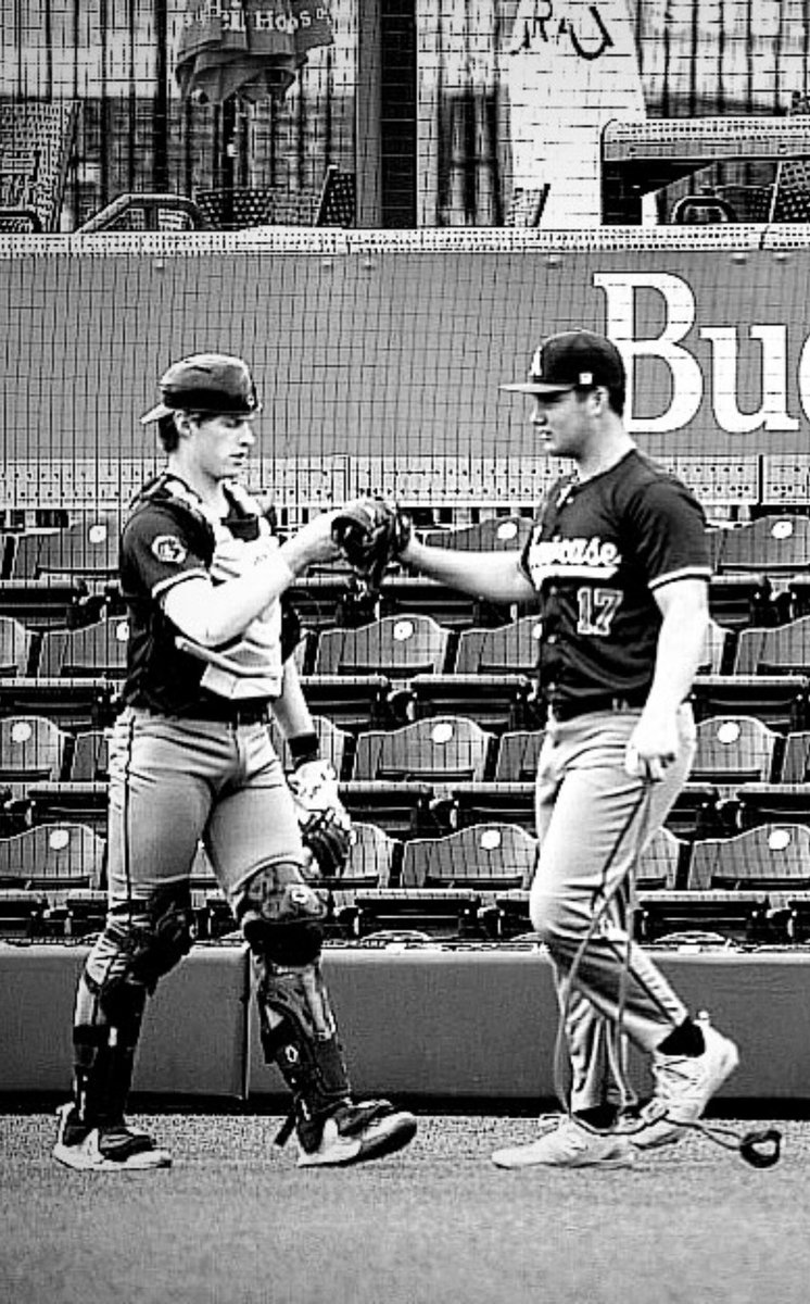 Pitchers: Take care of your catchers! There is a special bond that can be built between a P&amp;C. Sometimes a Love/Hate…
Like “I can talk about my mama but you can’t talk about my mama”
#TheBattery #IYKYK <a href="/FlatgroundApp/">FLATGROUND Pitching</a>