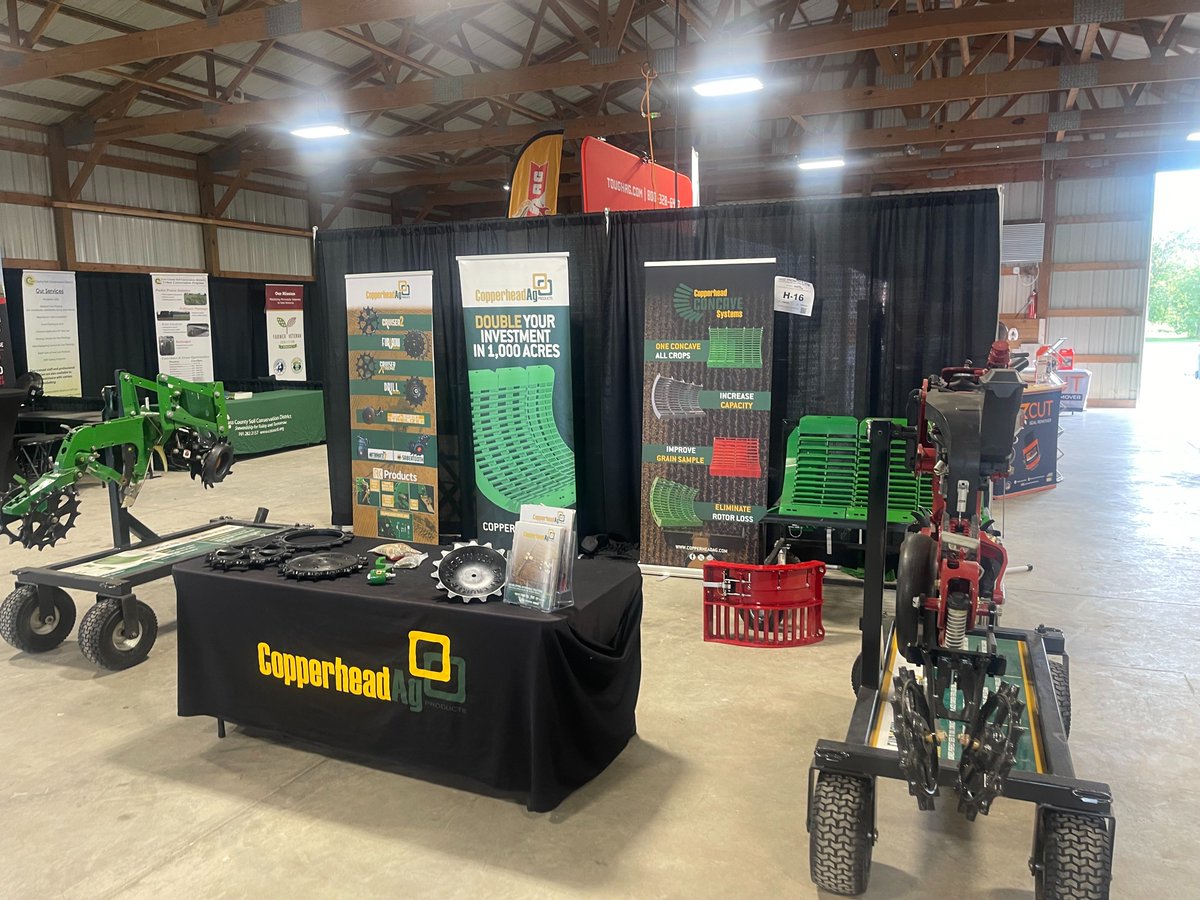 Copperhead Ag (@copperheadag) on Twitter photo We are ready to go <a href="/BigIronFarmShow/">Big Iron Farm Show</a> in Fargo, ND. Stop by and see Daryl in booth H16 & H27! We are ready to go <a href="/BigIronFarmShow/">Big Iron Farm Show</a> in Fargo, ND. Stop by and see Daryl in booth H16 & H27!