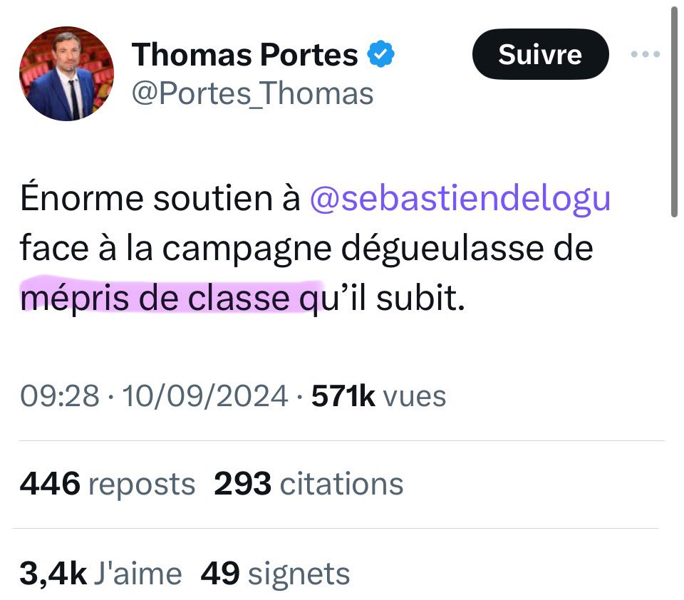 A_ga__the___'s tweet photo. Alors aujourd’hui les députés insoumis ont appris une nouvelle expression :

MÉPRIS DE CLASSE https://t.co/jCEm1SfTA3
