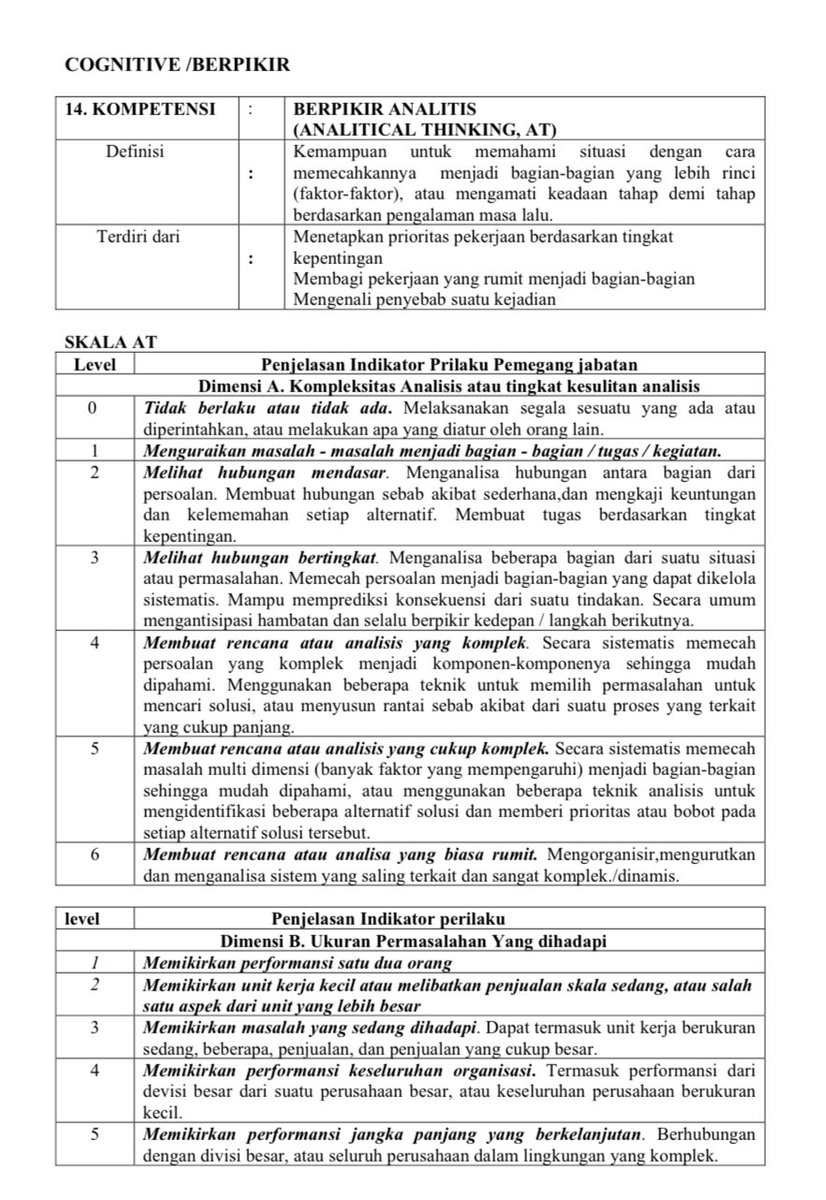 vindikasi's tweet photo. Ini bagian dari pertanyaan Soft Competency, km akan di cek berada di level berapa.
Ada beberapa SC yg bisa kena, saya pilihkan 3 (saya taruh 3 capturan dari ebook Kompetensi nya ya)

1. Ada 2 tugas, yg mana yg dipilih?
Tentu yg 'risiko-nya lebih besar jika tidak selesai' akan dikerjakan dluan.

2. Apabila kedua tugas risikonya sama?
Nah, apa mungkin 1 pegawai mempunyai 2 atasan?
Kalau organisasinya benar tidak mungkin.
Yg dimaksud dengan 2 atasan adalah 1 atasan langsung, satu yg lebih tinggi dari atasan langsung.