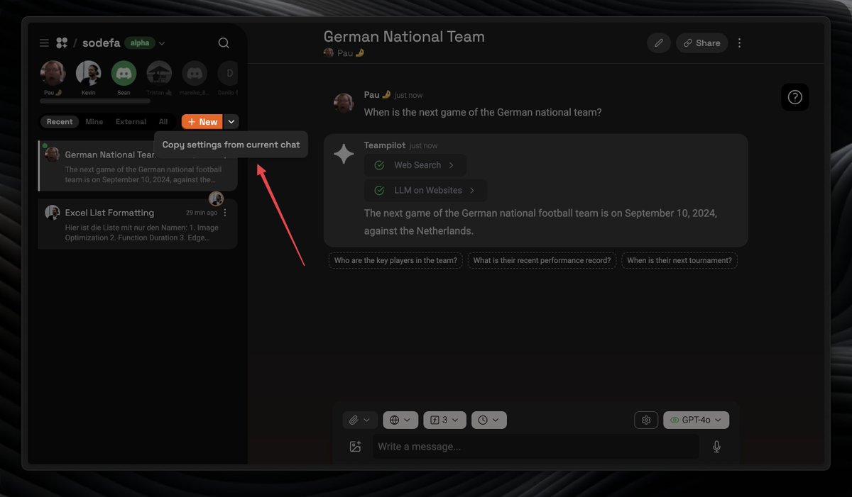 Teampilot AI - AI Workspace for Enterprises tweet media