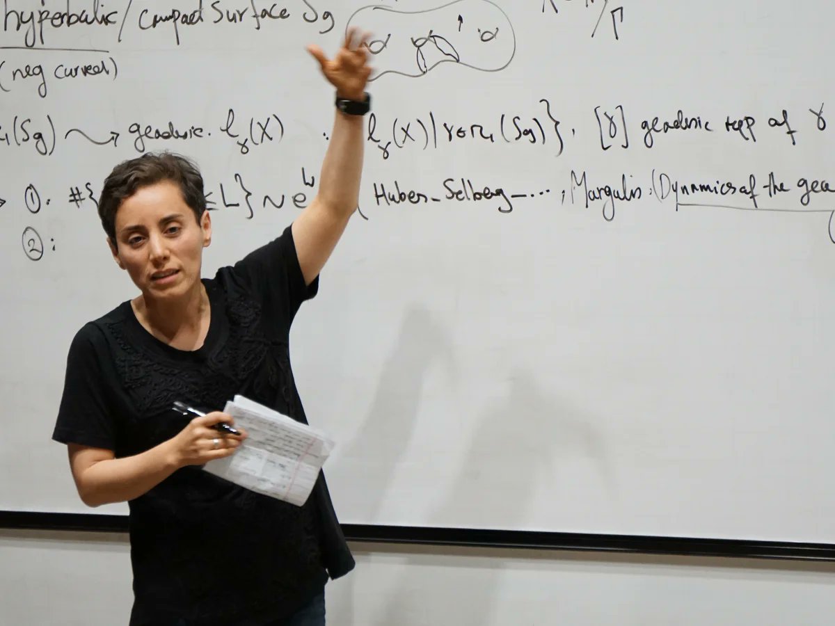 PhysInHistory's tweet photo. I like crossing the imaginary boundaries people set up between different fields—it's very refreshing. There are lots of tools, and you don't know which one would work. It's about being optimistic and trying to connect things.

- Maryam Mirzakhani https://t.co/9KFOkhtlzn